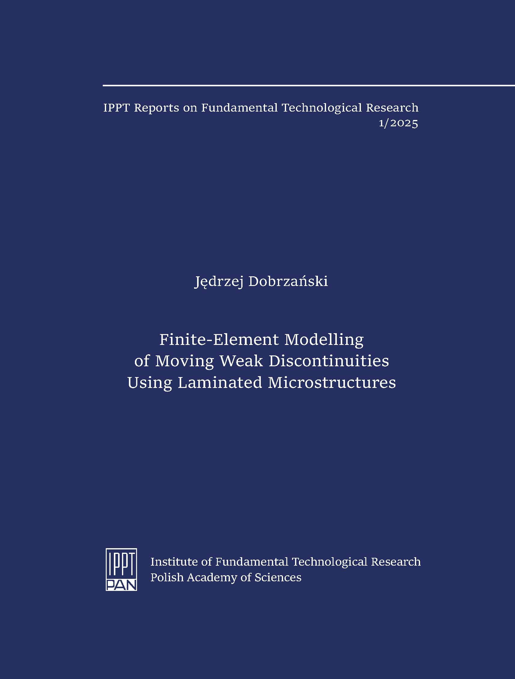 Finite-Element Modelling of Moving Weak Discontinuities Using Laminated Microstructures